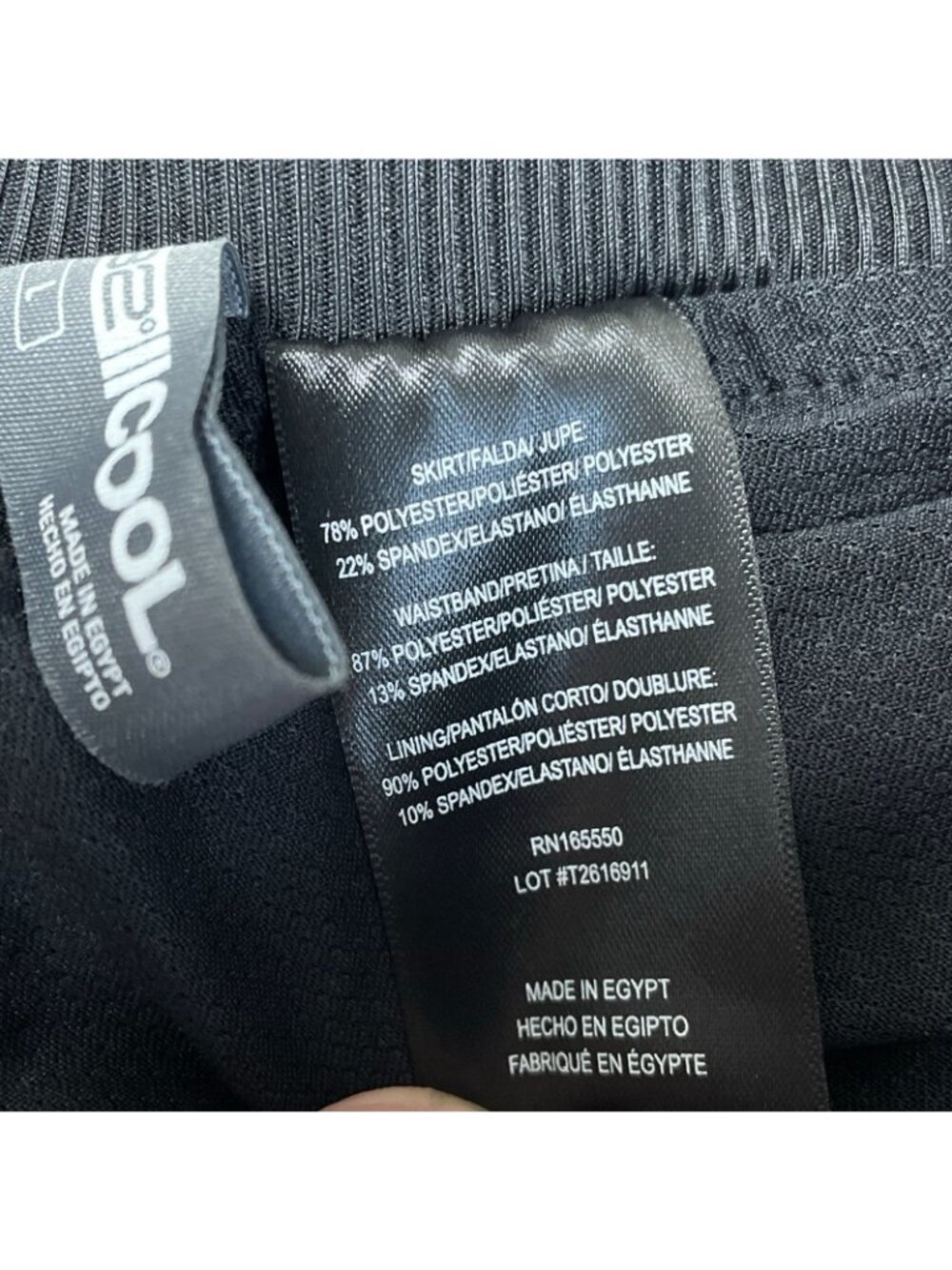 NWT 32 Degrees Cool Women's L Black Active Skorts With Pockets C0470 - Picture 9 of 14